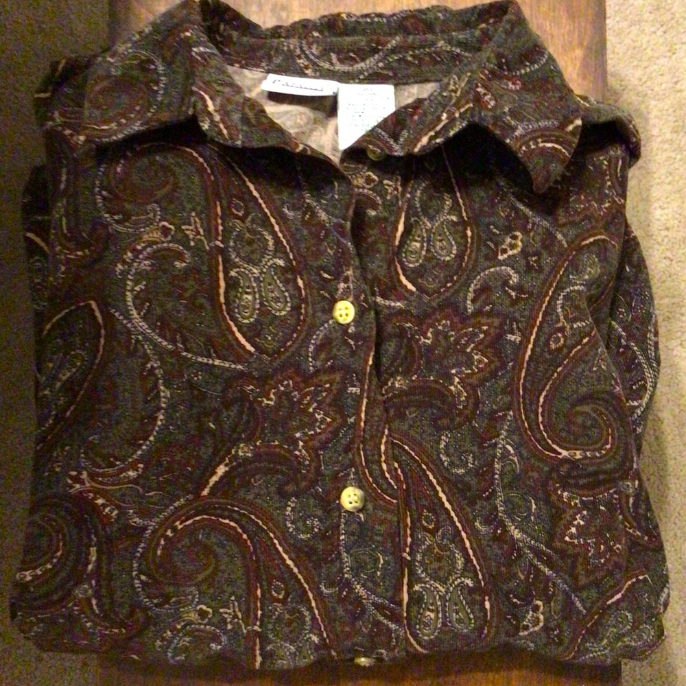 Capacity Vintage Corduroy Button Down Shirt